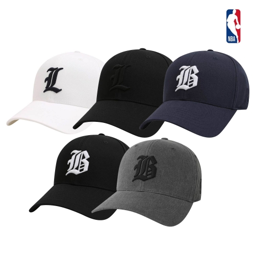 NBA 남녀공용 원포인트 자수 빅사이즈 오버핏 하드볼캡모자 N265AP433P