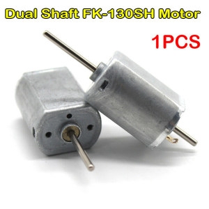  DC 3V 6V 4750RPM 이중 출력 샤프트 FK130SH 금속 모터 장축 미니 소형 130 0 6 모듈 웜 기어