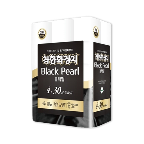 광진산업 착한화장지 블랙펄 30m (30롤) (3팩)