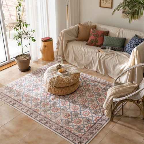데코뷰 모로코 빈티지 타일 러그 (150x100cm)_이미지