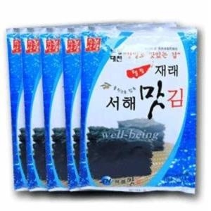 보령대천서해맛김재래김 5매x10봉