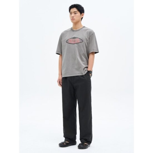 삼성물산 에잇세컨즈 425521LYD4 경량 코튼 세미와이드핏 팬츠 애쉬