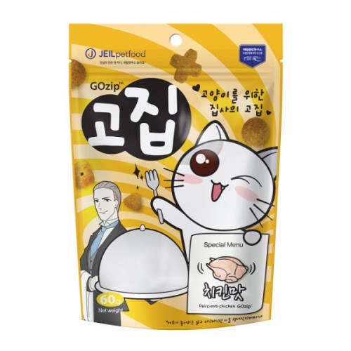 제일사료 고집 치킨맛 60g이미지입니다. 누르면 해당 게시물로 새창이동합니다.