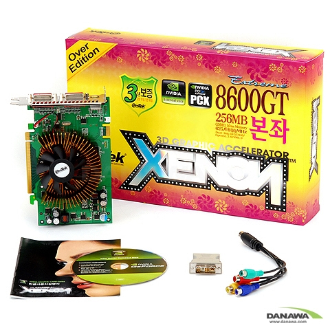 이엠텍 XENON 지포스 8600GT 본좌 Extreme 오버에디션 256MB AVA_이미지