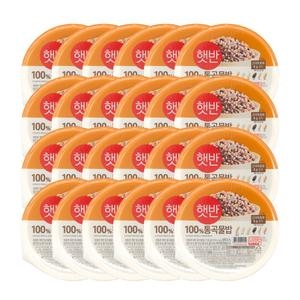 CJ제일제당 햇반 라이스플랜 100% 통곡물밥 130g (24개)_이미지