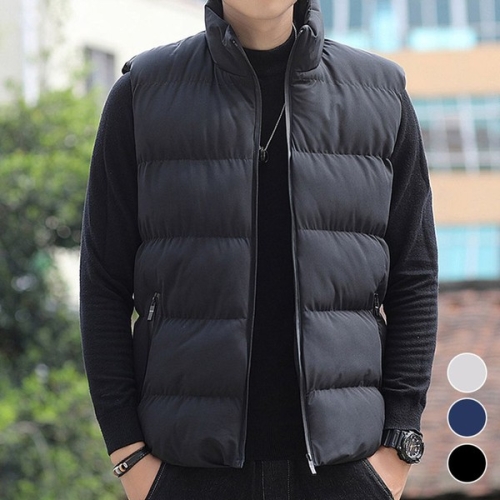 남성 하이넥 경량 패딩조끼 ELC-9008 3XL 95 그레이