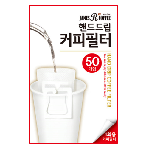 제임스티스푼 제임스티스푼 핸드드립 커피필터 (50매)_이미지