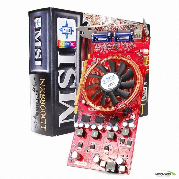 MSI ������ 8800GT NX8800GT-T2D1GB OC HDMI 1GB VF9 �����ڽ�