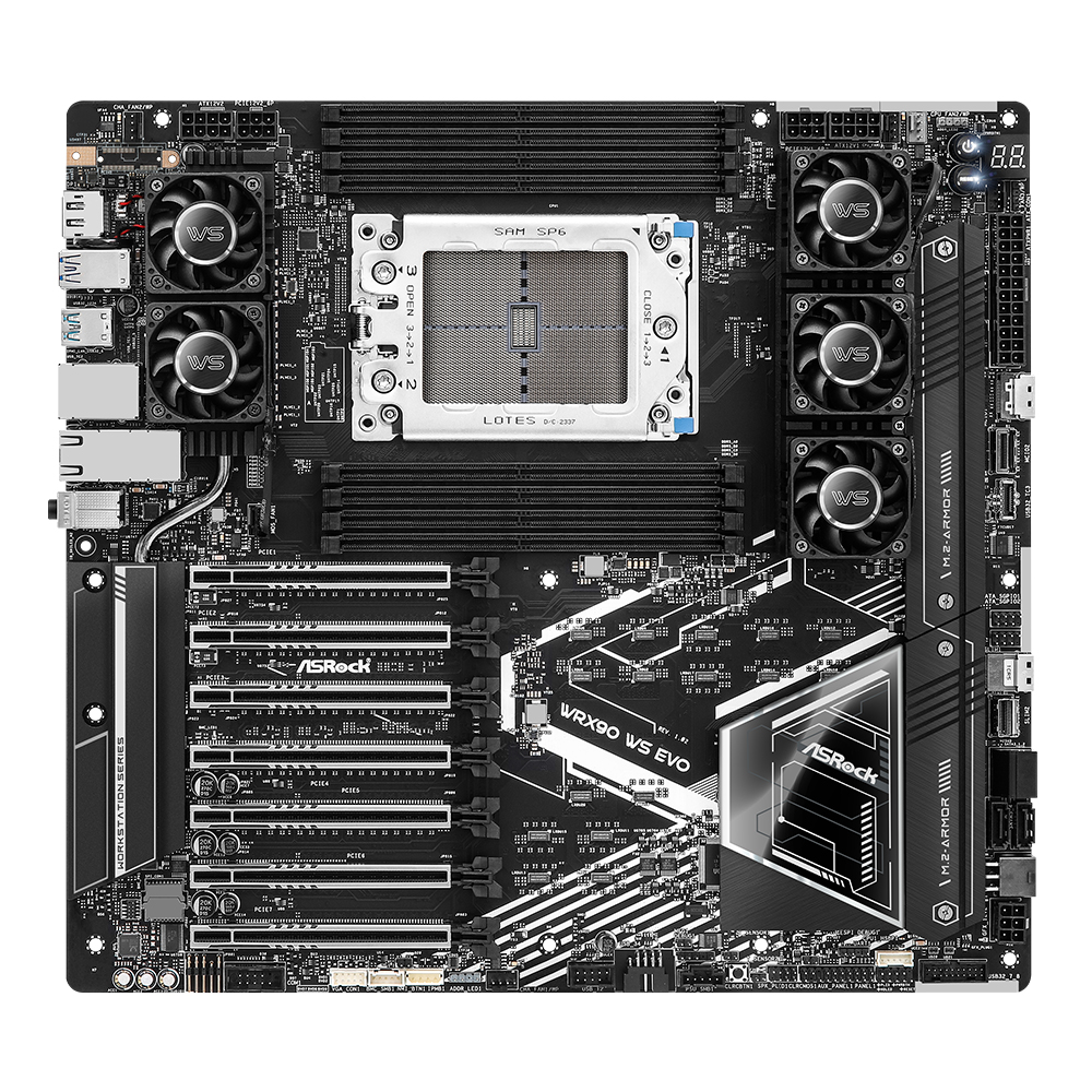 ASRock WRX90 WS EVO �����Ƽ����