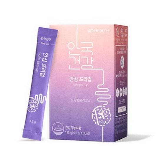 한미양행 안국건강 안국건강 안심 프리업 프리바이오틱스 3+1박스  4개월