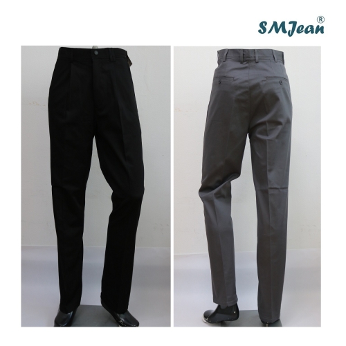  에스엠진 SMJ323s 주름 중년 면바지 기본일자 중년바지 중년면바지 주름바지 SMJ323s