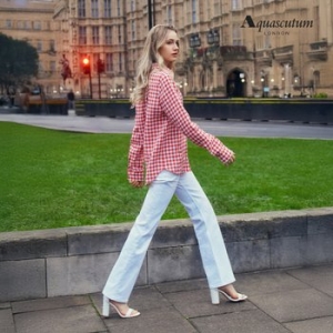 아쿠아스큐텀 여성 인디고 데님팬츠 WZDP3Q0AB