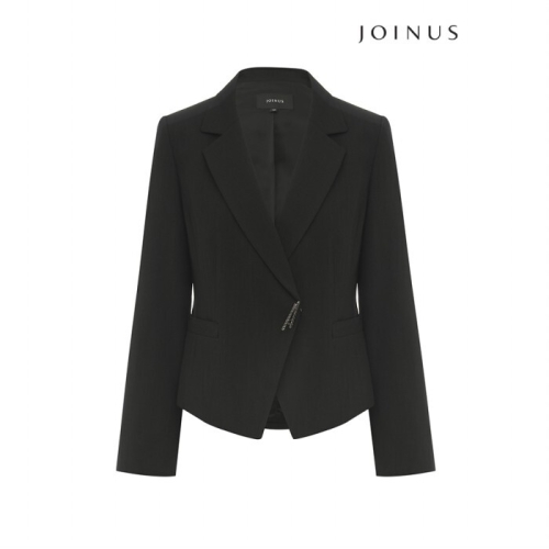 인디에프 조이너스 여성 원버튼 크롭 자켓-JF23JD1001432C