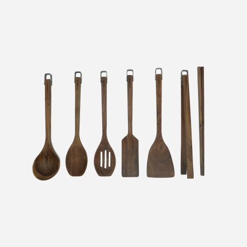 프리미엄 블랙월넛 원목 나무 조리도구 옹이 기획전 옹이제품 스푼 1개