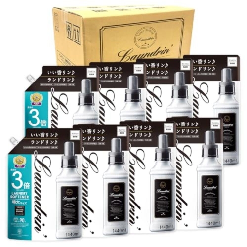 란도린 섬유유연제 클래식플로럴 리필 1.44L (8개)