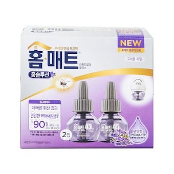 <b>홈매트</b> 라벤더 교체용 45일 2개입
