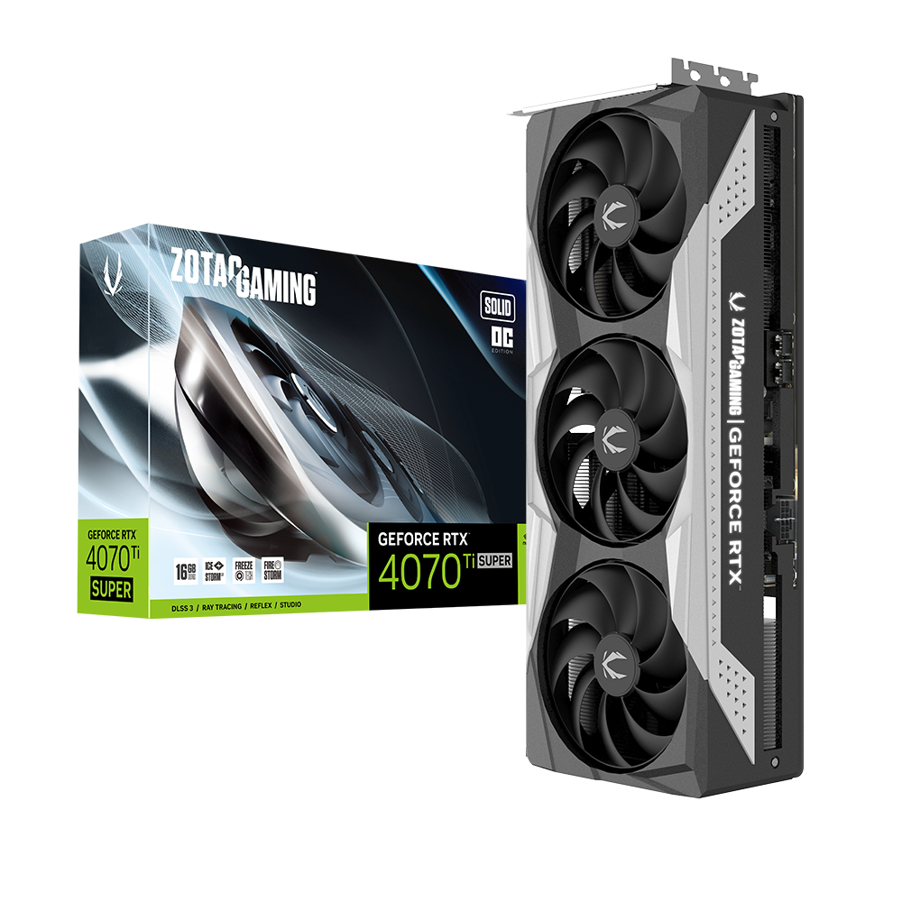 ZOTAC GAMING 지포스 RTX 4070 Ti SUPER SOLID OC D6X 16GB_이미지