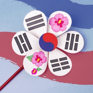 미술샘 DIY 태극기 무궁화 바람개비 만들기 합포장