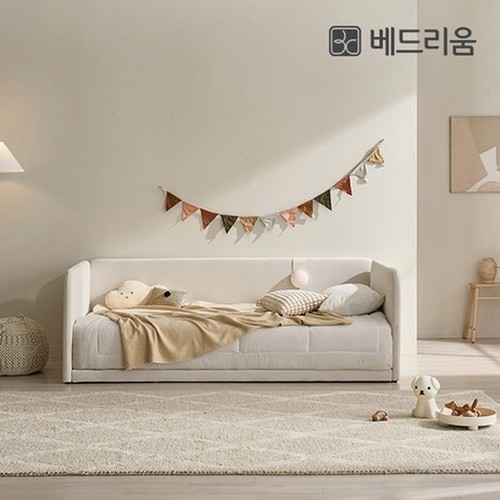 라온 패브릭 데이베드 슬림헤드 침대 SS