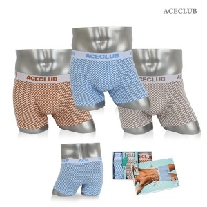 ACECLUB 남성 드로즈3매 SET 남성팬티 남성속옷 스판팬티 특가SALE AMG-756