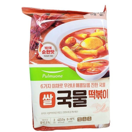 풀무원 쌀 국물 떡볶이 423.5g (3개)_이미지