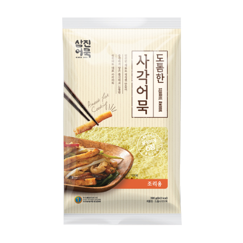 삼진식품 삼진어묵 도톰한 사각어묵 390g (1개)_이미지