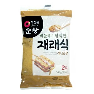 청정원 순창 재래식 생된장 500g (1개)_이미지