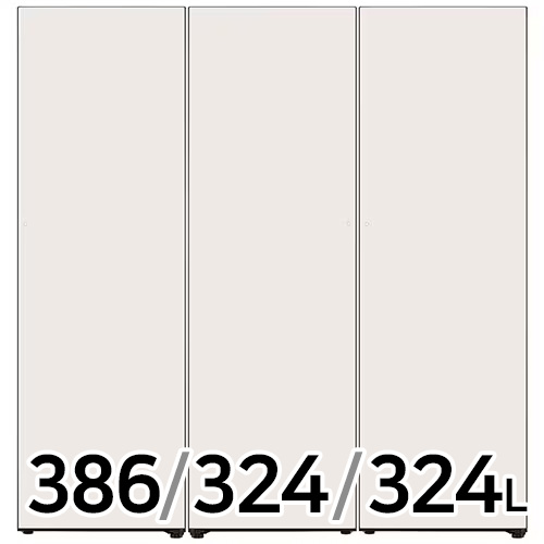 LG전자 오브제컬렉션 컨버터블 X322GB3SK + Y322GB3S + Z323GB3S_이미지