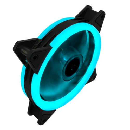 티테크놀로지 CM-RGB120 케이스용 LED 쿨러 120mm (스카이블루)_이미지
