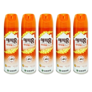해피홈 에어로솔 수성 감귤향 500ml (5개)_이미지