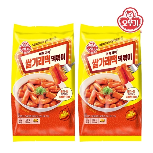 오뚜기 쌀가래떡 떡볶이 580g (2개)_이미지