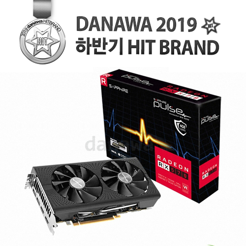 SAPPHIRE 라데온 RX 570 PULSE Optimized OC D5 4GB Dual-X