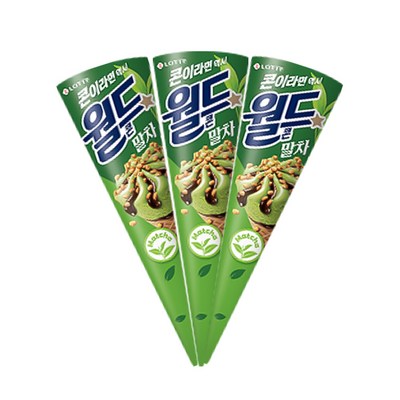 롯데제과 월드콘 말차 160ml (15개)_이미지