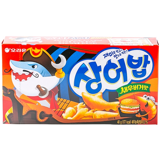 오리온 상어밥 새우버거맛 40g (15개)_이미지