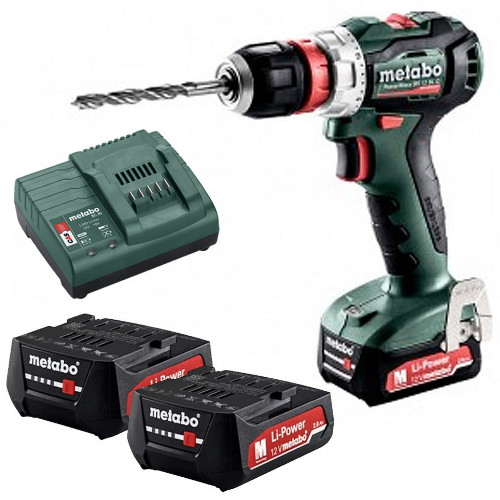 메타보 PowerMaxx BS 12 BL Quick (2.0Ah, 배터리 2개)_이미지
