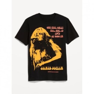  올드네이비 Janis Joplin 젠더 뉴트럴 티셔츠 어덜트 블랙잭 7987447