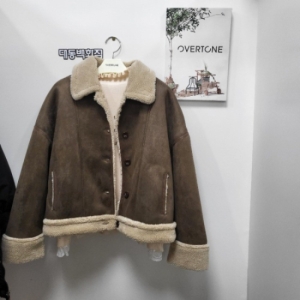 오버톤 DP01 양털무스탕자켓 OAJG100