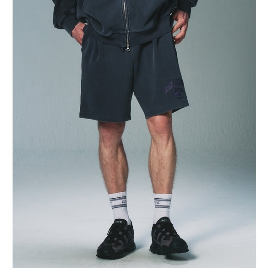  UFC SPORT 피스트 릴렉스핏 피그먼트 다잉 숏 팬츠 U2TPU1302BK