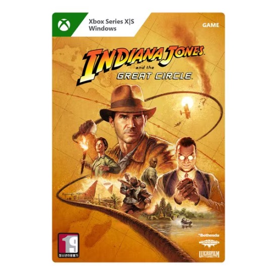  인디아나 존스: 그레이트 서클 한글판 XBOX Series, 다운로드코드