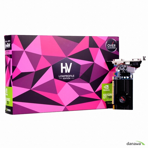 이엠텍 HV 지포스 GT730 OC LP Edition D5 1GB