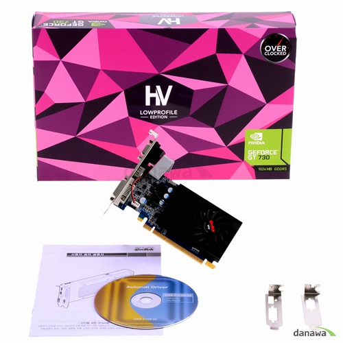 이엠텍 HV 지포스 GT730 OC LP Edition D5 1GB_이미지