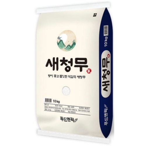푸드앤픽 2025 햅쌀 새청무 특등급 10kg (1개)_이미지