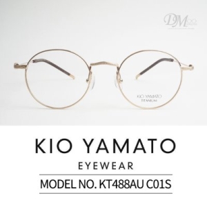 [불명] 키오 야마토 티타늄 안경 KIO YAMATO KT488AU C01S_이미지