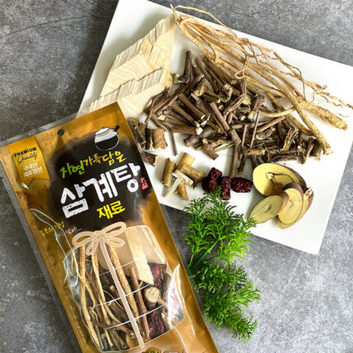 더조은푸드 자연 가득 담은 삼계탕 재료 100g (10개)_이미지