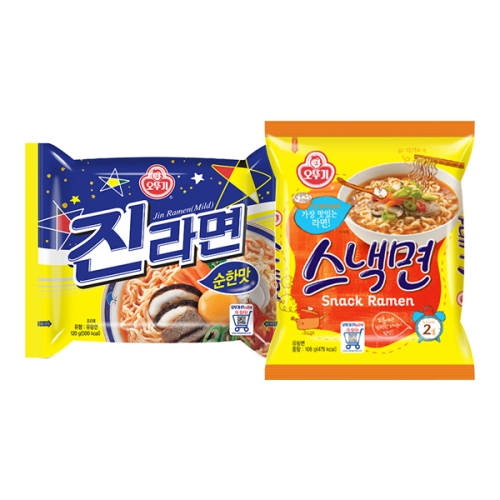 오뚜기 진라면순한맛10개 + 스낵면10개_이미지