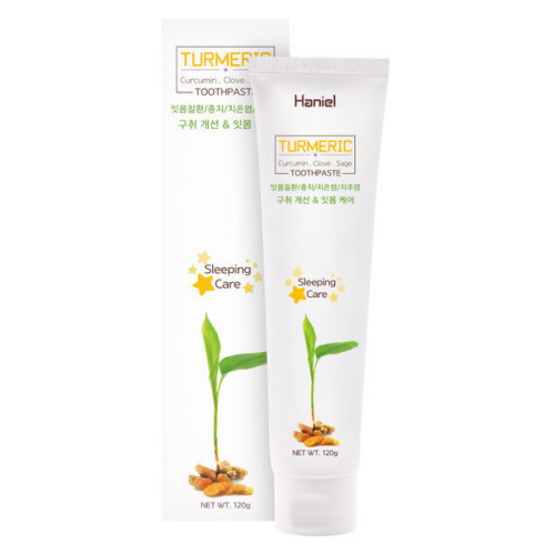 에스원제약 ㅤ하니엘 울금 잇몸 케어 치약 120g (1개)_이미지