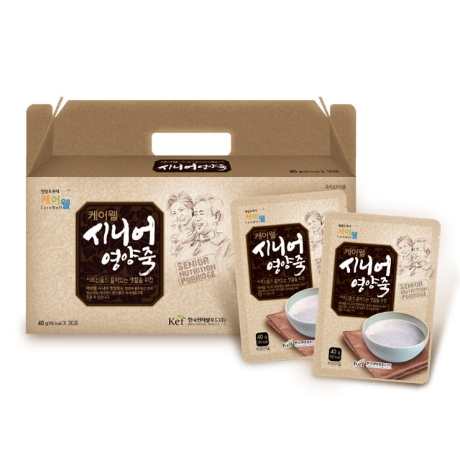 KEF 케어웰 시니어 영양죽 40g (90개)_이미지