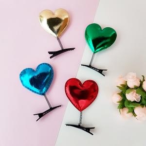 하트 스프링핀/응원용품/놀이공원머리핀/롯데월드머리핀/안테나핀/축제머리핀_이미지