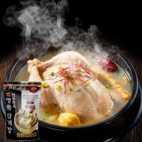 전주한옥 명품삼계탕 1kg (2개)