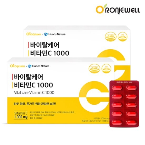 바이탈케어 비타민C 1000 144g 120정 2개